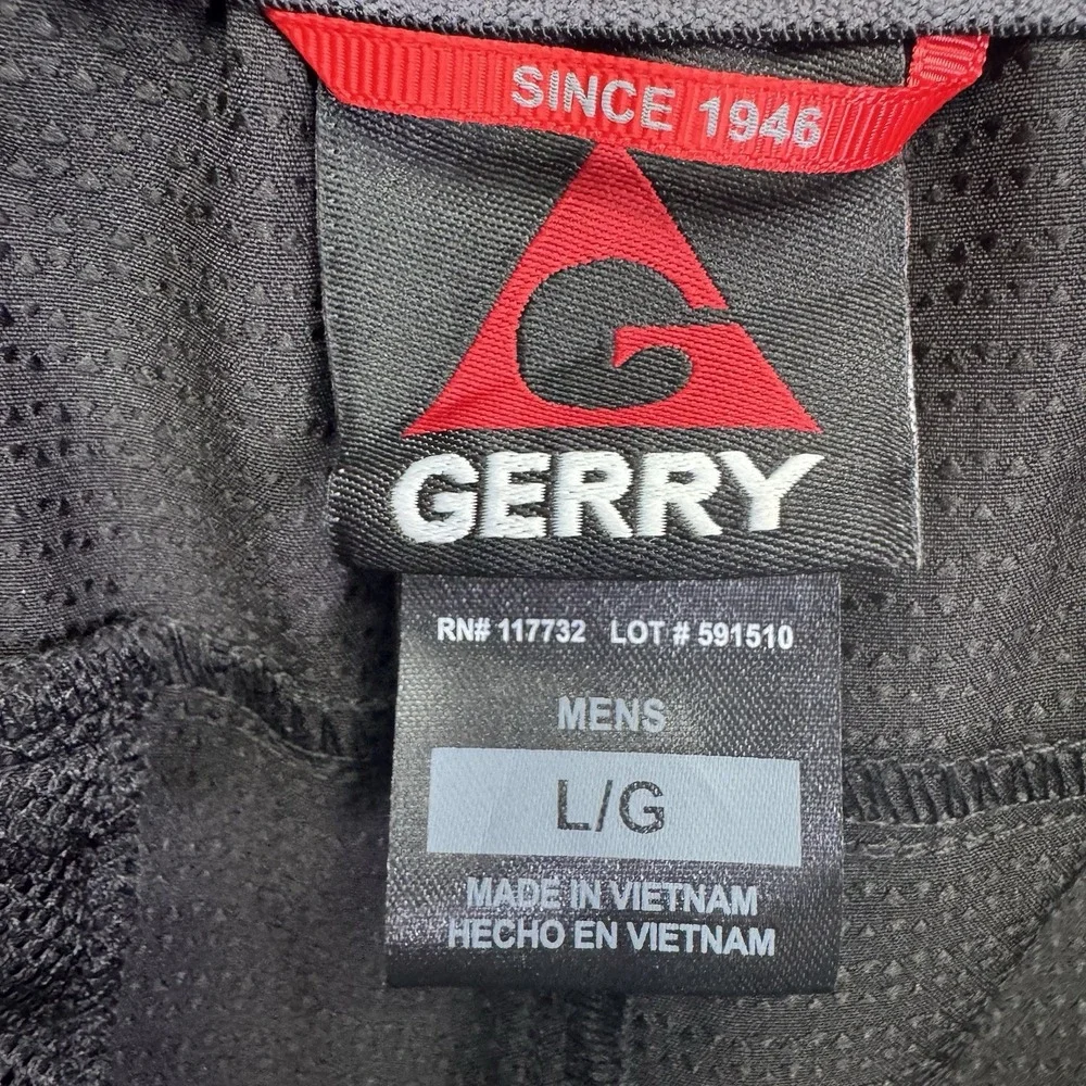 NEW Gerry Trail Shorts Men's Large Black Lightweight Performance Hiking Active